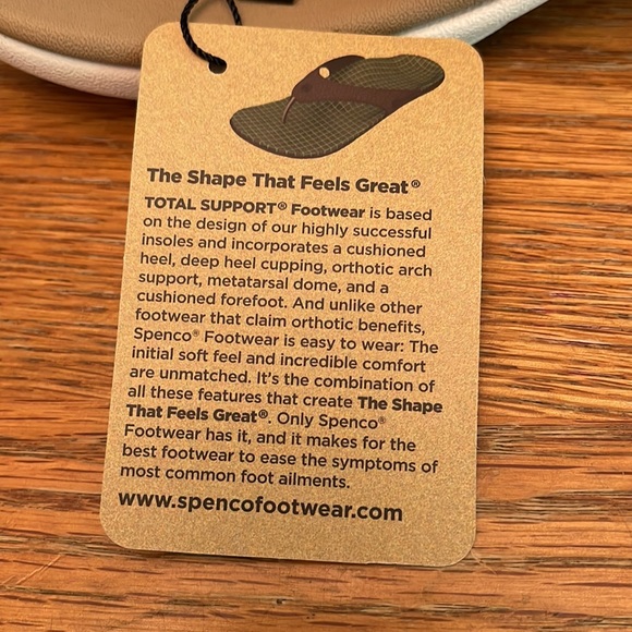 Spenco Yumi Monet Women's Orthotic Thong Sandal Size 9W - Picture 5 of 5